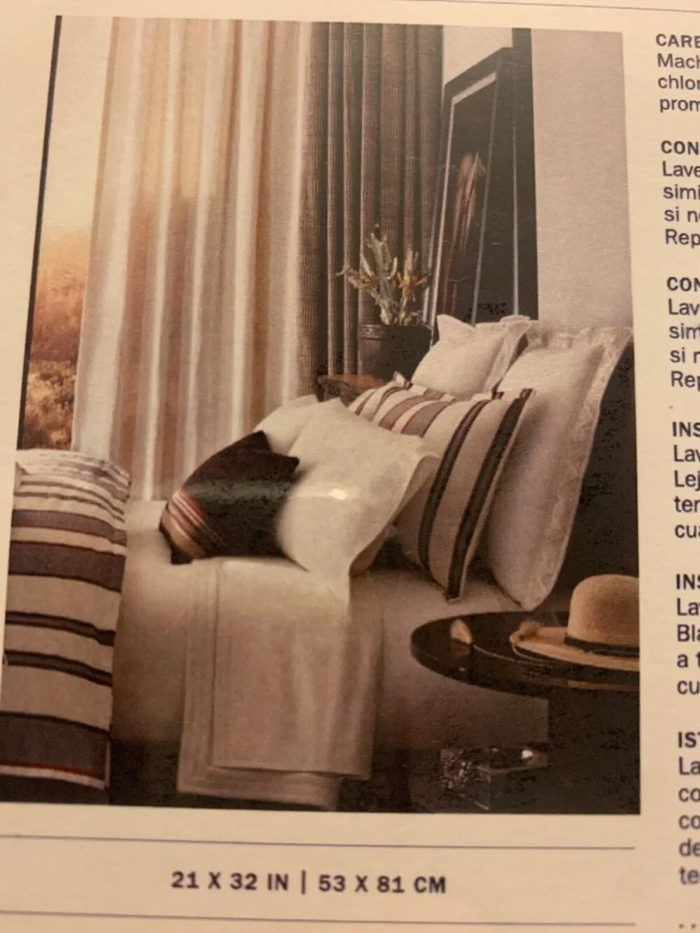 Ralph Lauren Standard Pillowcases Cerillos Emilia Cream Set Of 2